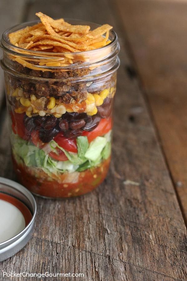 Taco Salad in a Jar photo