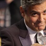 George Clooney celebrates upcoming fatherhood with tequila photo