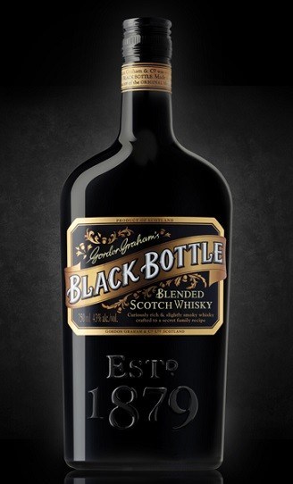 Shelf Life: Distinctive Black Bottle whisky back in black photo