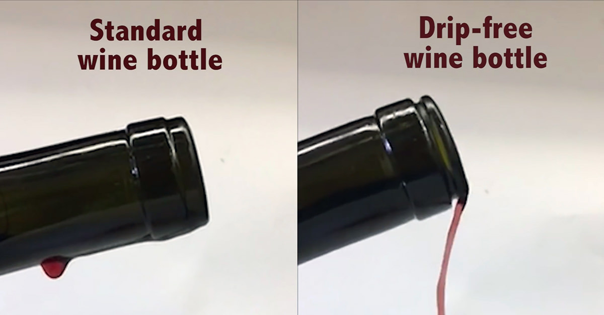 A Physicist Just Invented A Drip-free Wine Bottle photo