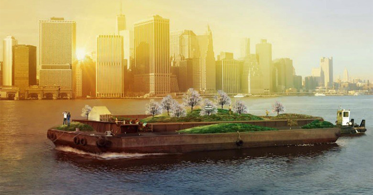 Strongbow Cider Is Bringing A Floating Forest Back To New York City photo