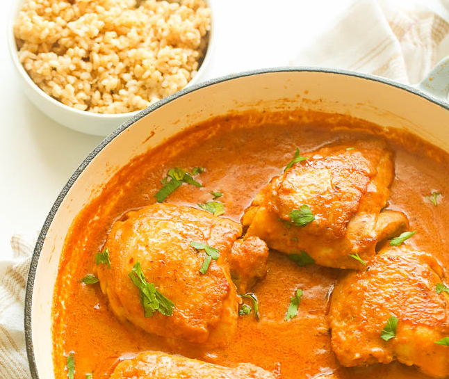 North African Chicken and Peanut Stew with South African Syrah photo
