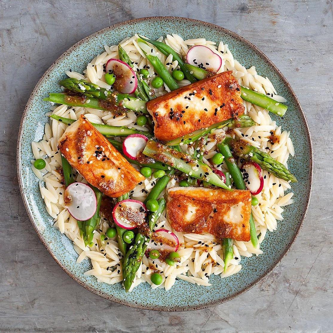 London Lunch Box: Spring Salad With Halloumi And Orzo photo