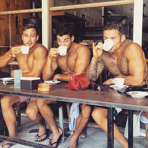 These 10 Guys Drinking Coffee Are Hotter Than Any Morning Joe photo