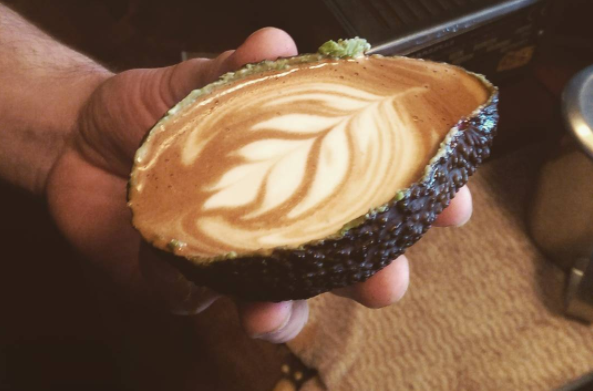 Australian Hipster Cafe Is Serving Coffee In Avocados photo