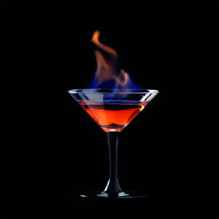 Flaming Lamborghini Cocktail - DrinksFeed