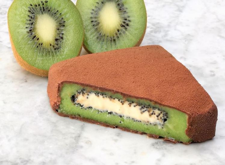 A Bakery In London Is Selling Kiwi Sorbet Bars Covered In Fuzzy Chocolate photo