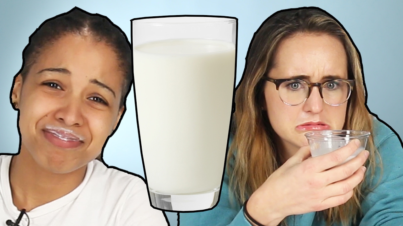 Dairy Lovers Try Different Types Of Milk photo