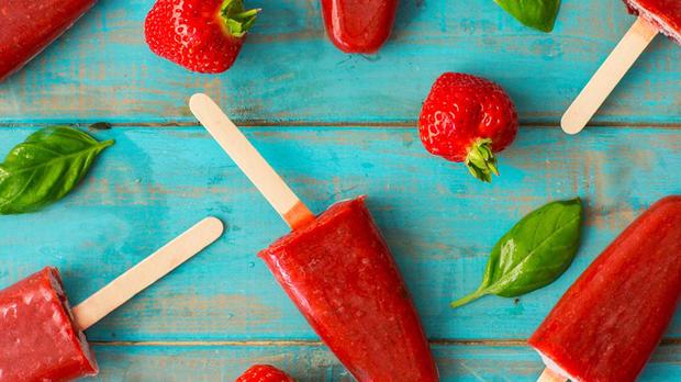 Strawberry Ice Lollies Inspired By #wimbledon photo