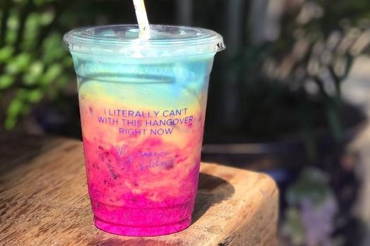 Rainbow Lattes Aren’t Just Pretty- They Are Apparently A Hangover Cure photo