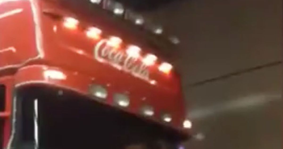 Coca-cola Truck Has Been Spotted Already photo