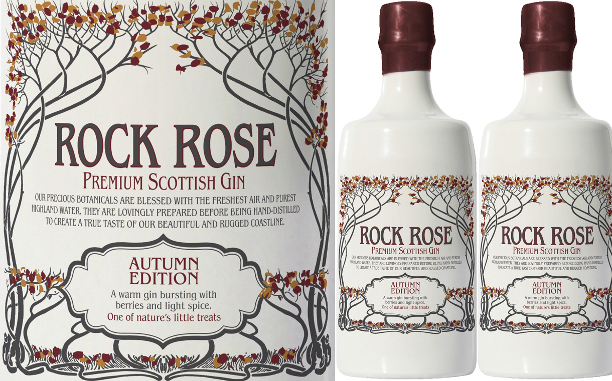 Dunnet Bay Distillers Unveils Autumn Edition Rock Rose Gin photo