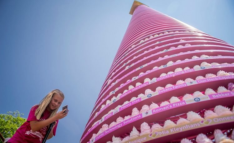 South Africa takes Guinness World Records title for tallest tower of cupcakes photo