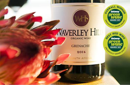 Waverley Hills Announced As Organic Overall Winner at the Getaway GREEN WINE Awards 2017 photo