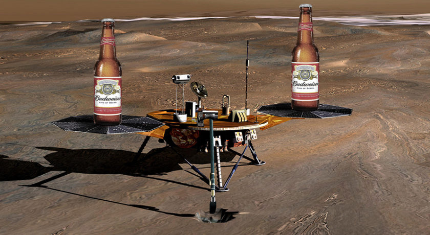 Budweiser is blasting barley into space to brew beer on Mars photo