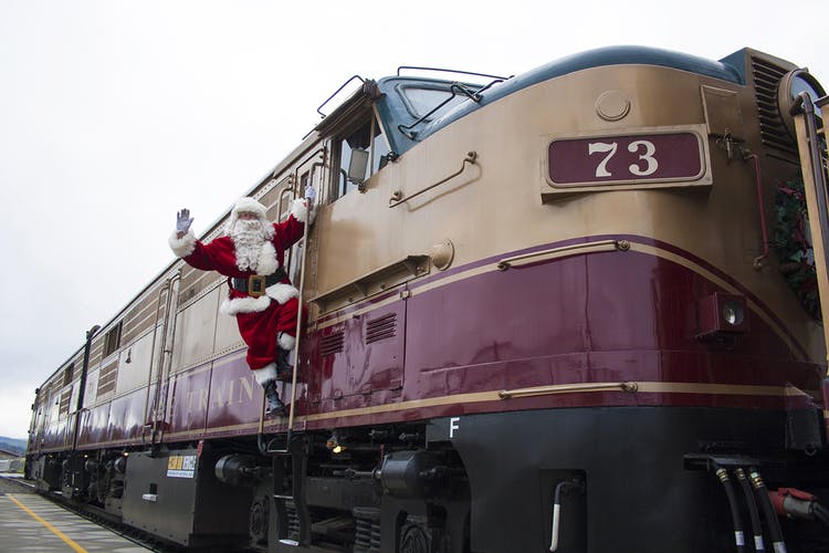 Napa Valley is Running a Christmas-Themed Wine Train to the North Pole photo