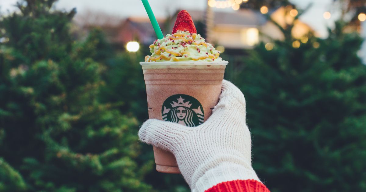 Starbucks Releases A Christmas Tree Frappuccino For The Holidays photo