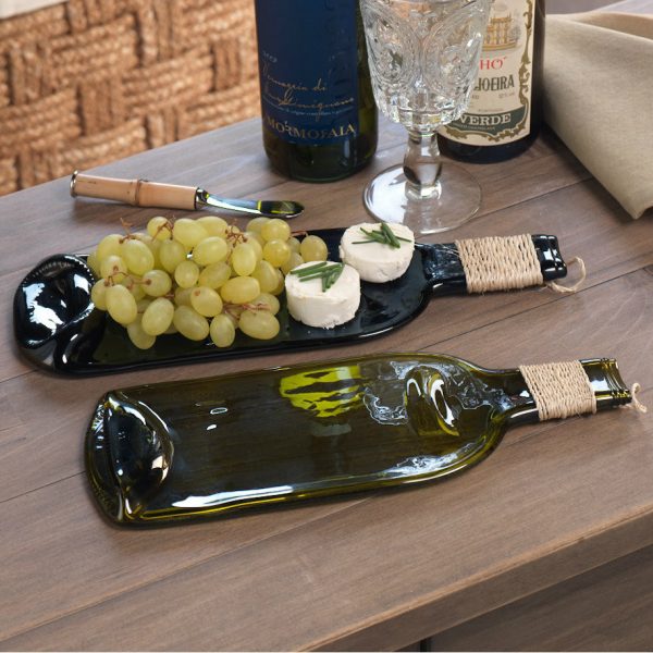 Used wine bottles get new lease of life as plates photo
