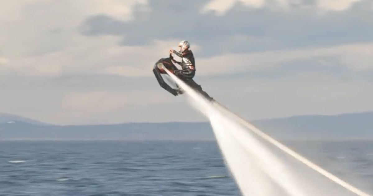This Flying Jet Ski Blows Boring Boats Out Of The Water photo