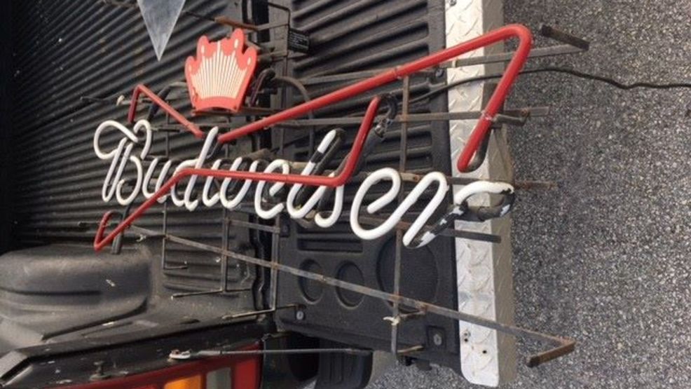 Man Accused Of Stealing Budweiser Signs photo