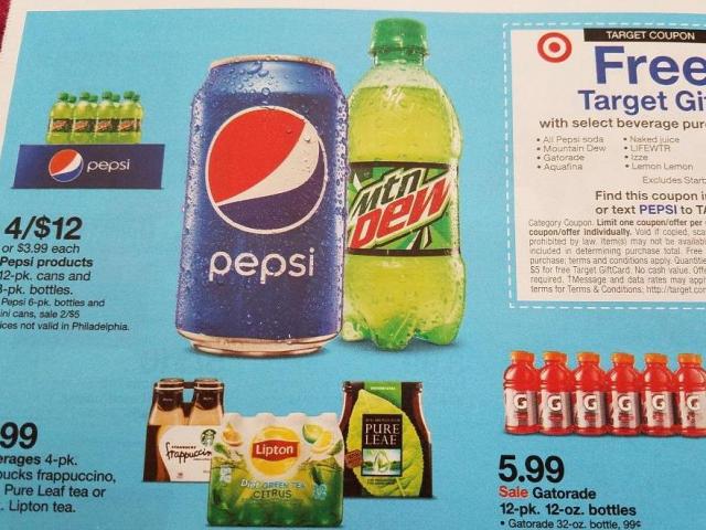 Super Deal On Pepsi 12-packs At Target This Week photo