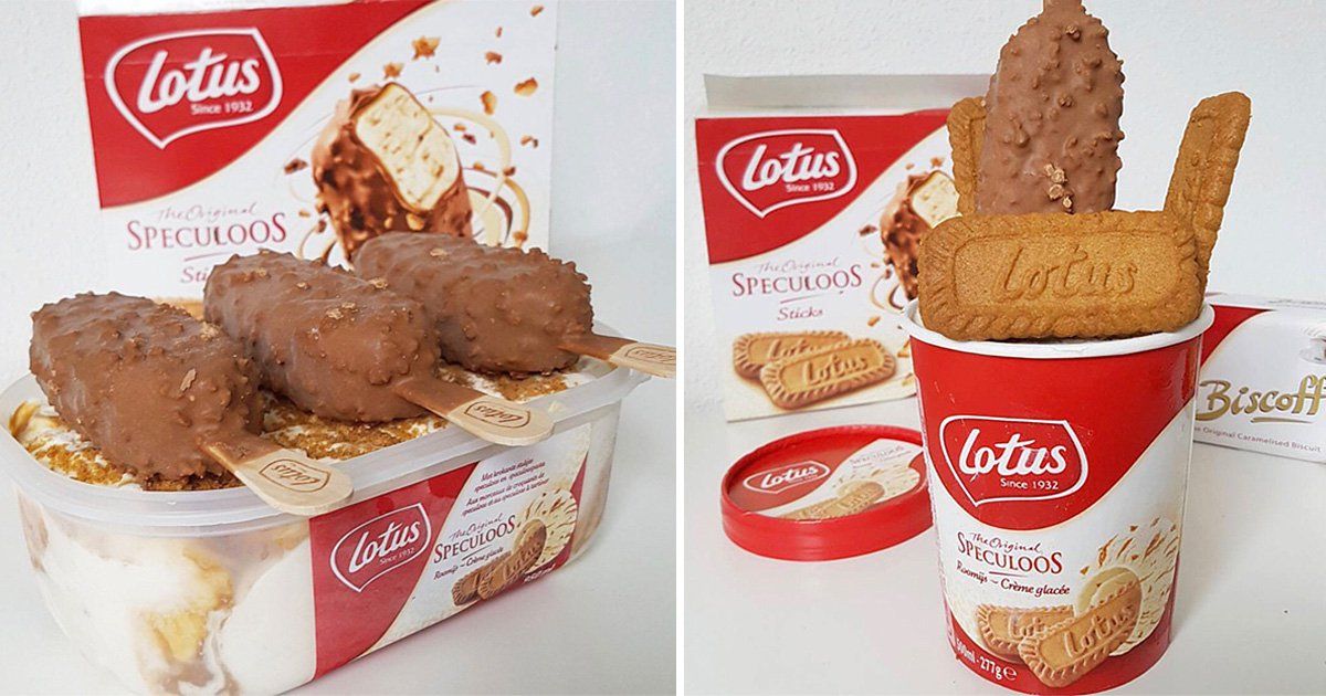 Biscoff Ice Cream Is A Thing And Pass Us A Spoon Immediately photo