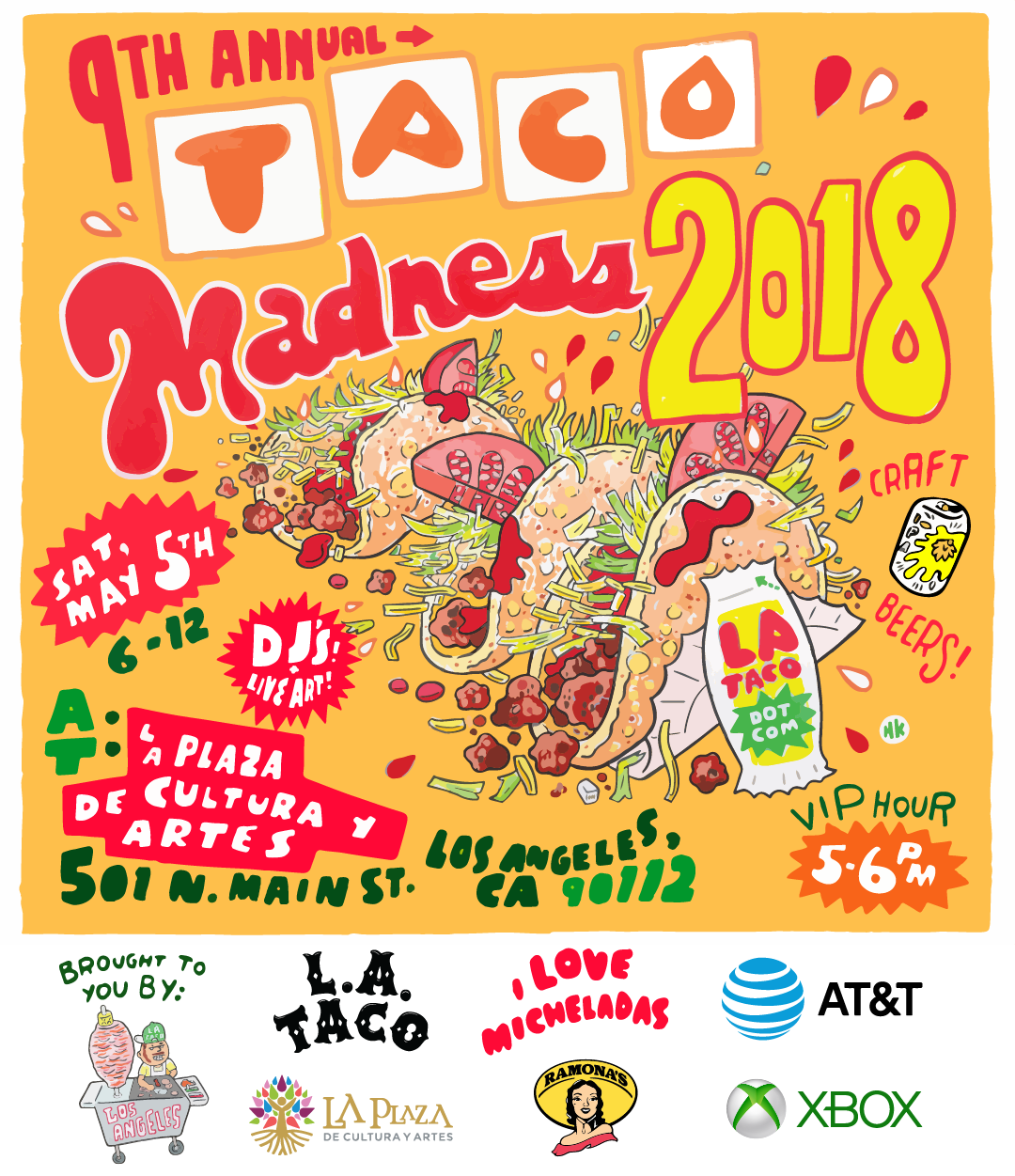 Announcing Taco Madness Live! ~ May 5th, 2018 ~ L.a. Taco photo