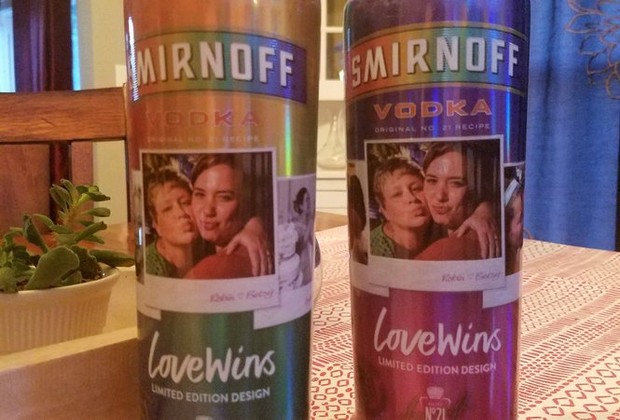 Michigan Couple’s Smiling Faces On Smirnoff ‘love Wins’ Bottles photo