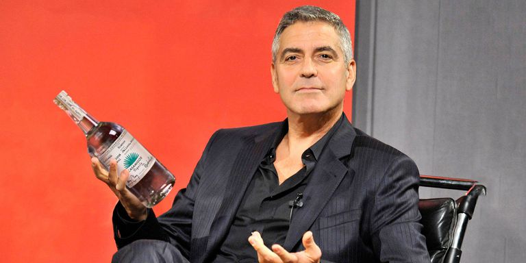 George Clooney downs tequila as he celebrates birthday photo