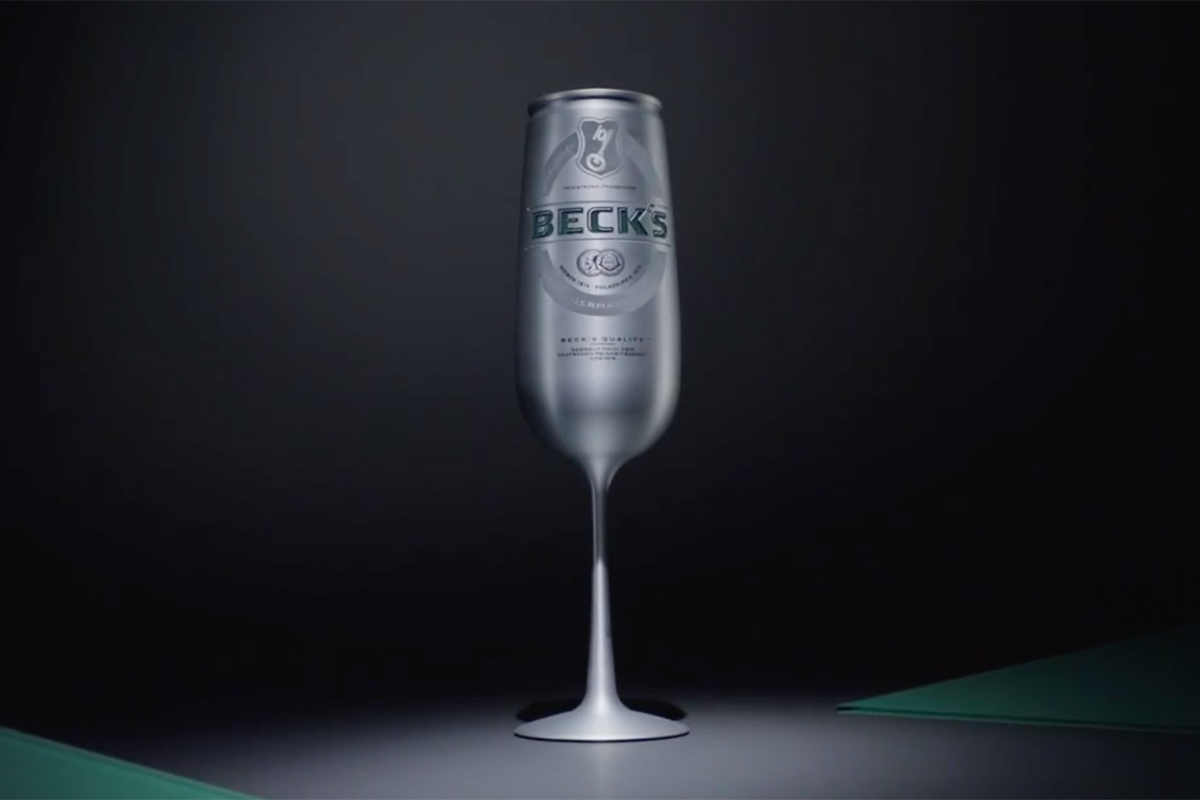 Beck’s Turns Its Beer Cans Into A Wine Flutes To Attract Premium Drinkers In German Campaign By Serviceplan photo