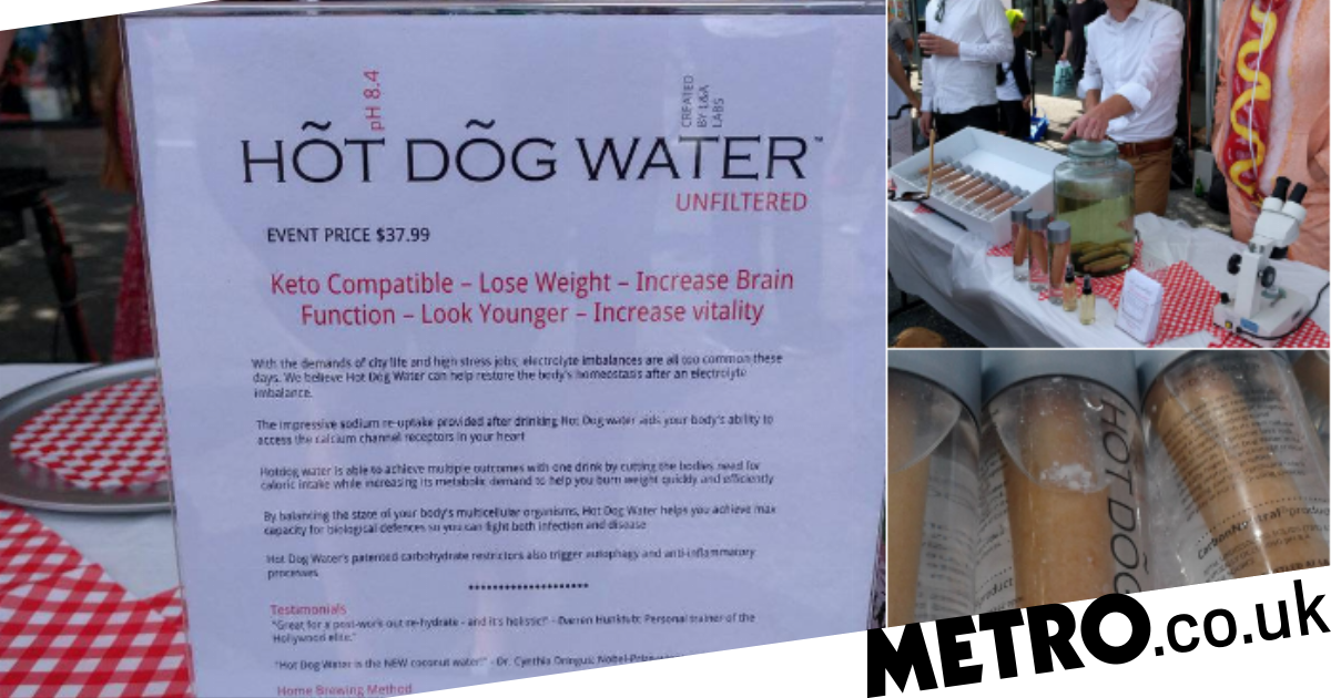 Someone Has Been Selling Hot Dog Water For £21 To Prove People Will Buy Anything photo