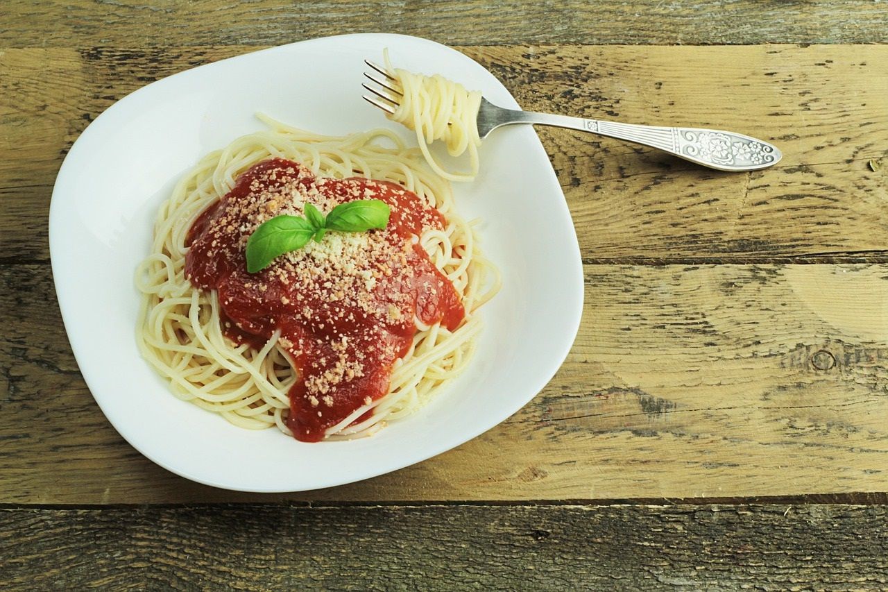 #greenmondaysa: Roasted Red Pepper And Sweet Potato Spaghetti photo