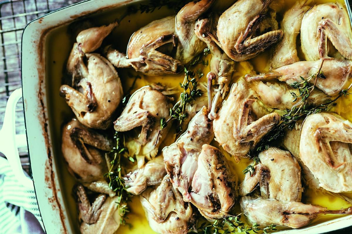 Quail Confit With Garlic And Thyme Is Perfect Any Day Of The Week photo