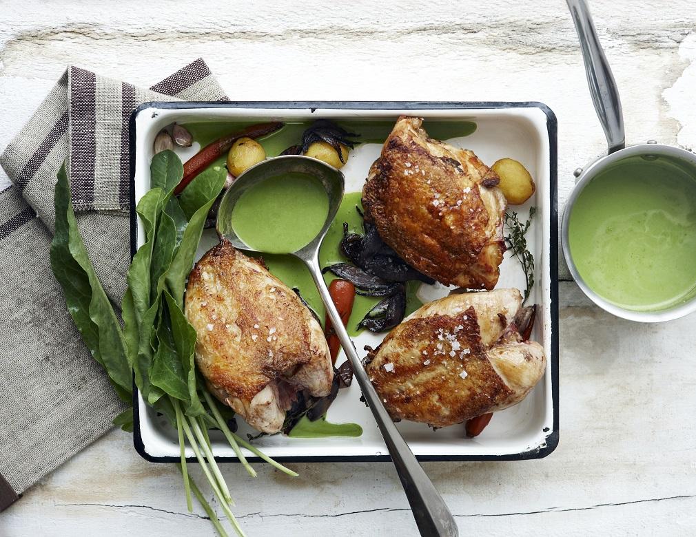 Recreate This 16th Century Recipe For Chicken with Green Sauce photo