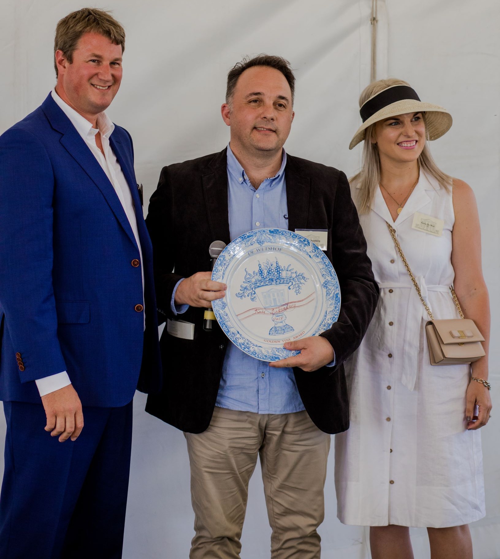 Chef Rudi Liebenberg Awarded with the Golden Vine Award at De Wetshof photo