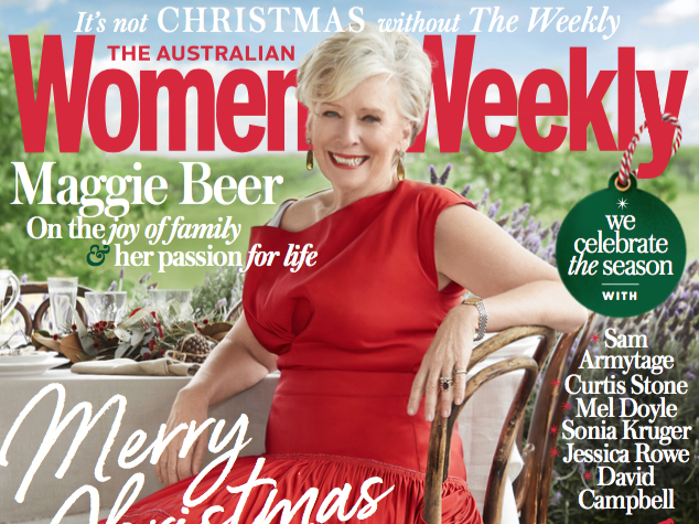 Foodie Queen Maggie Beer Snares Women’s Weekly’s Coveted Christmas Cover photo