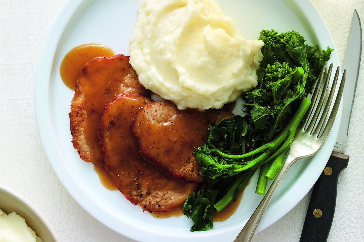 These Saucy Pork Cutlets Are Sure To Satisfy Any Wine Lover photo