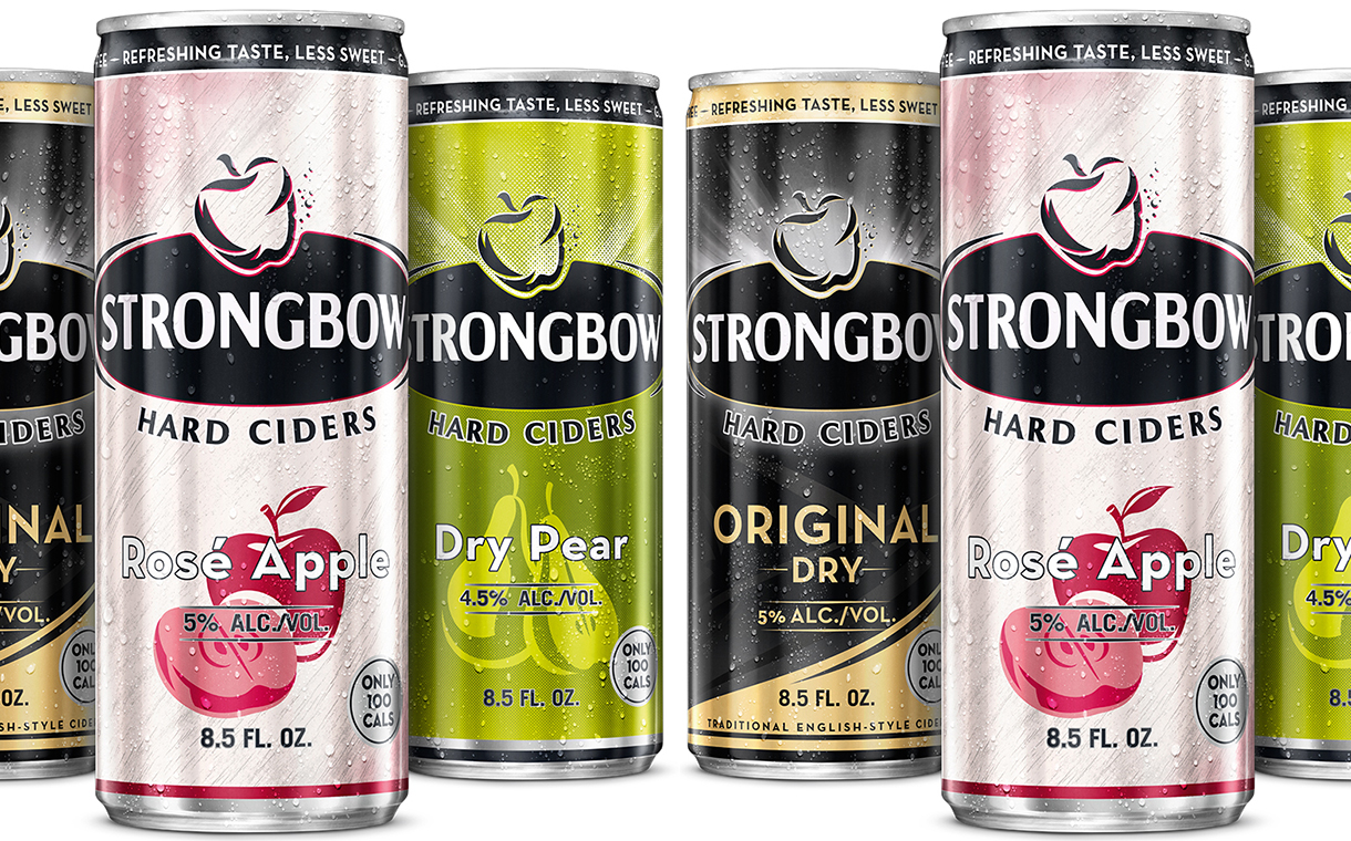 Heineken Launches Strongbow 100 Cal Slim Cans Variety Pack photo