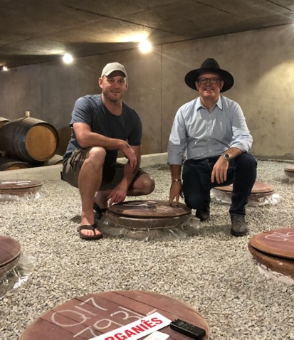 Tim James: Tasting Out Of Barrel, Terracotta Pot And Qvevri At Avondale photo