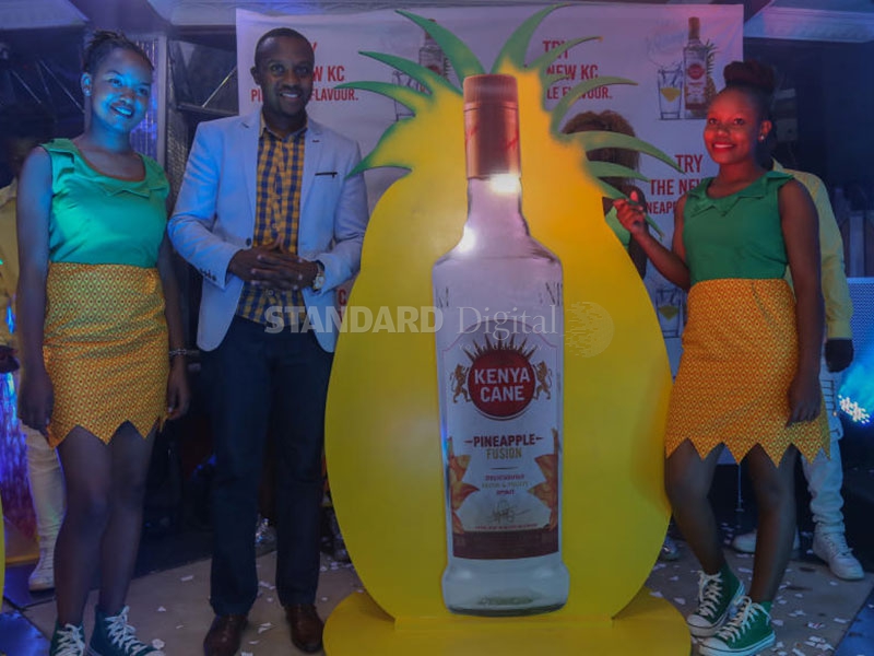 Kbl Launches New Kenya Cane Pineapple Spirit : The Standard photo