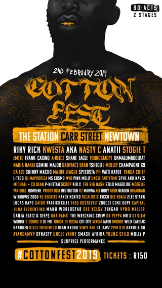 Kwesta, Aka, And 80 Unique Acts To Perform At Riky Rick’s Cotton Fest photo