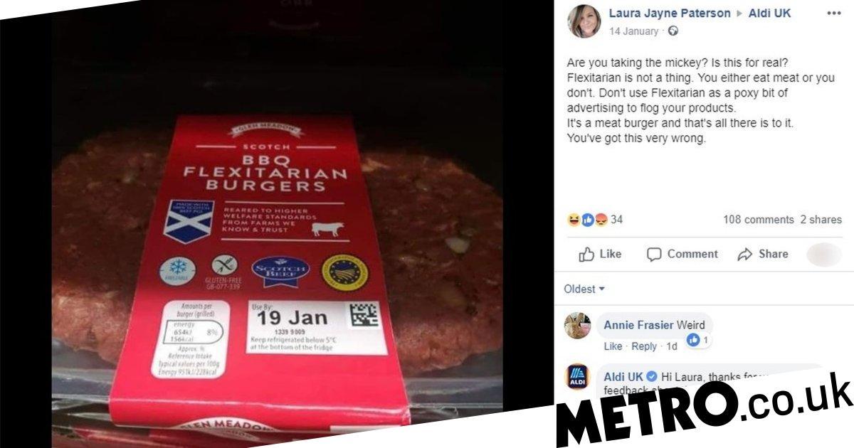 Aldi Gets Slammed By Vegan For Launching ‘flexitarian’ Burgers photo