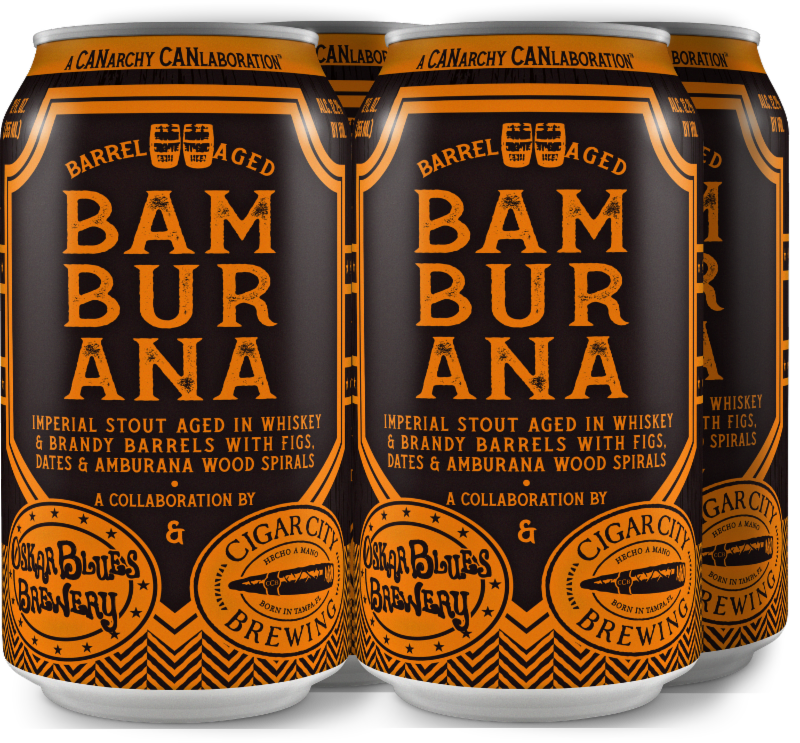 Oskar Blues Brewery And Cigar City Release Bamburana Double Barrel-aged Imperial Stout photo