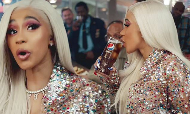 Cardi B Stars In Hilarious New Pepsi Commercial Premiering In Grammys photo
