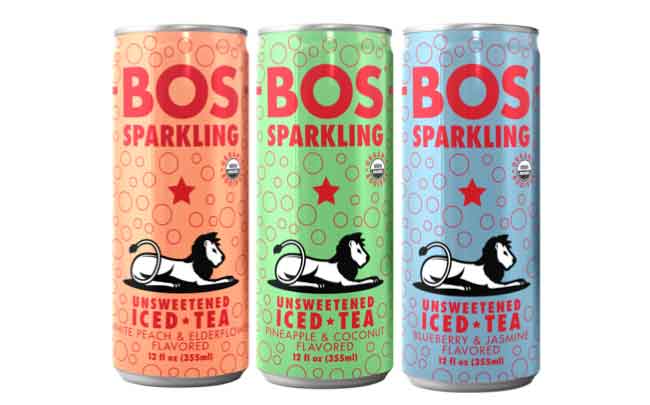 Bos Brands Introduces Range Of Unsweetened Sparkling Iced Teas photo