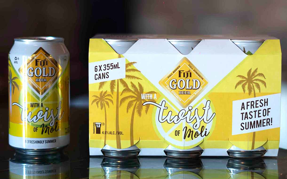 Paradise Beverages Releases Fiji Gold Moli Lemon-infused Beer photo