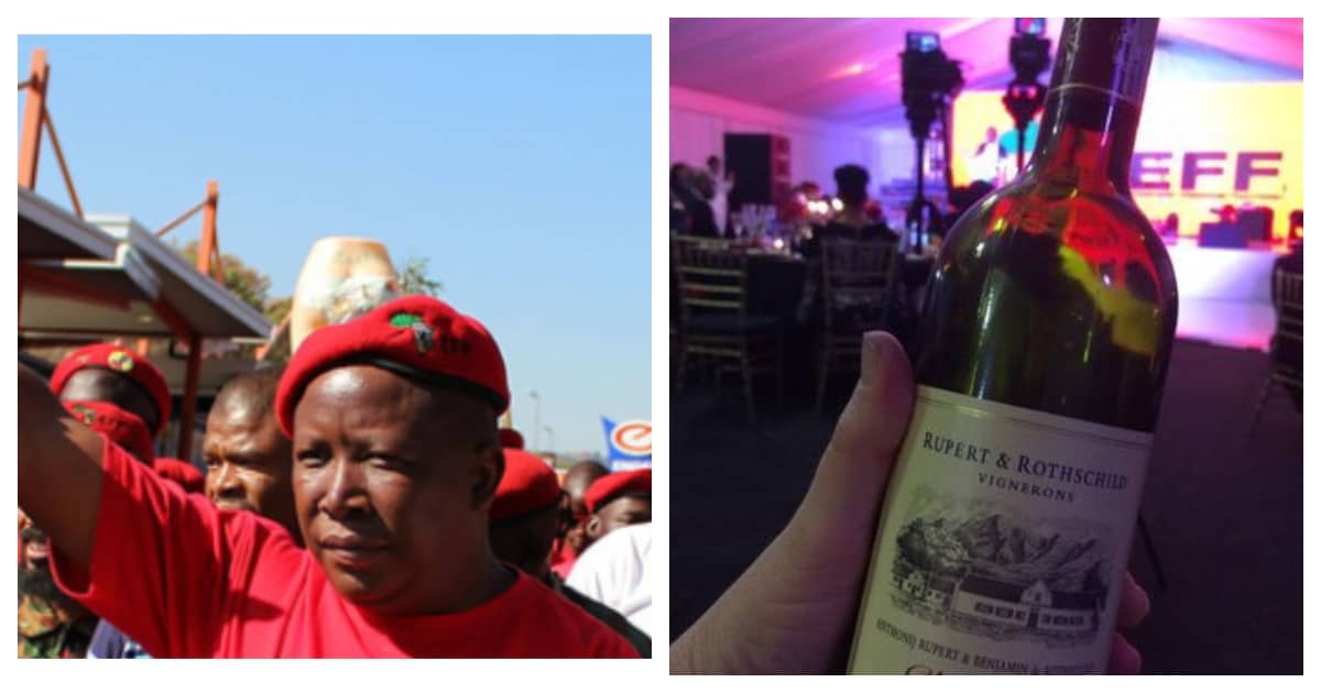 Mzansi Reacts To Eff Serving Rupert & Rothschild Wine At Gala Dinner photo