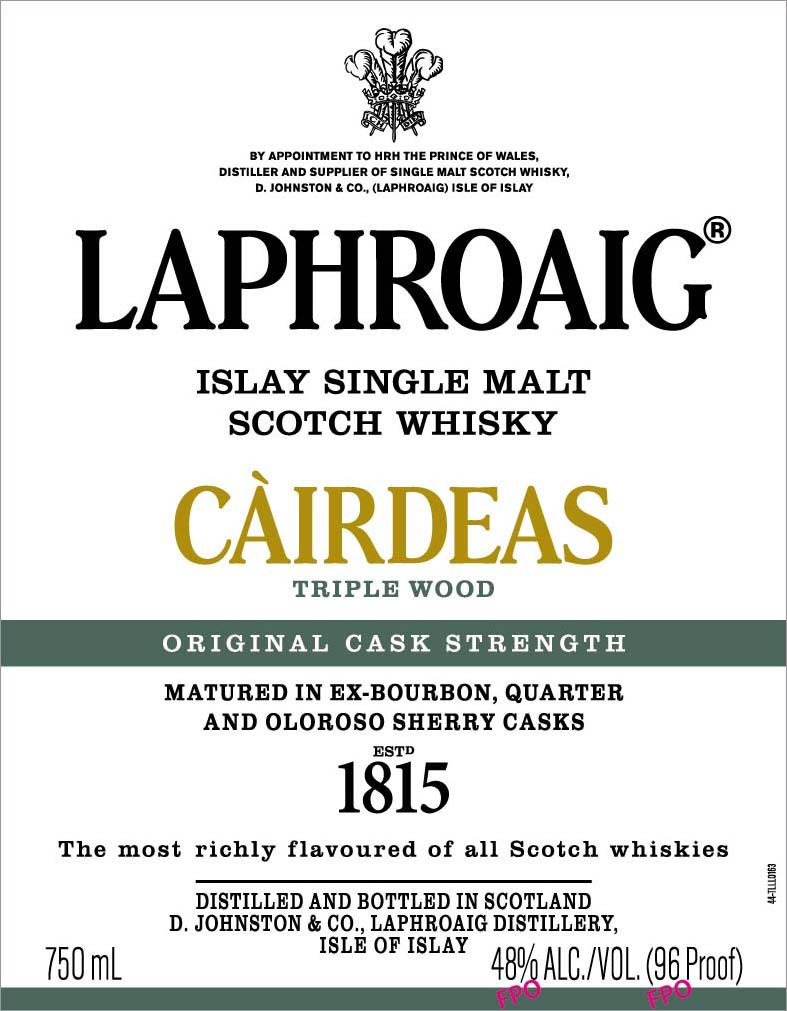 Laphroaig Cairdeas Triple Wood Cask Strength Arriving In 2019 photo