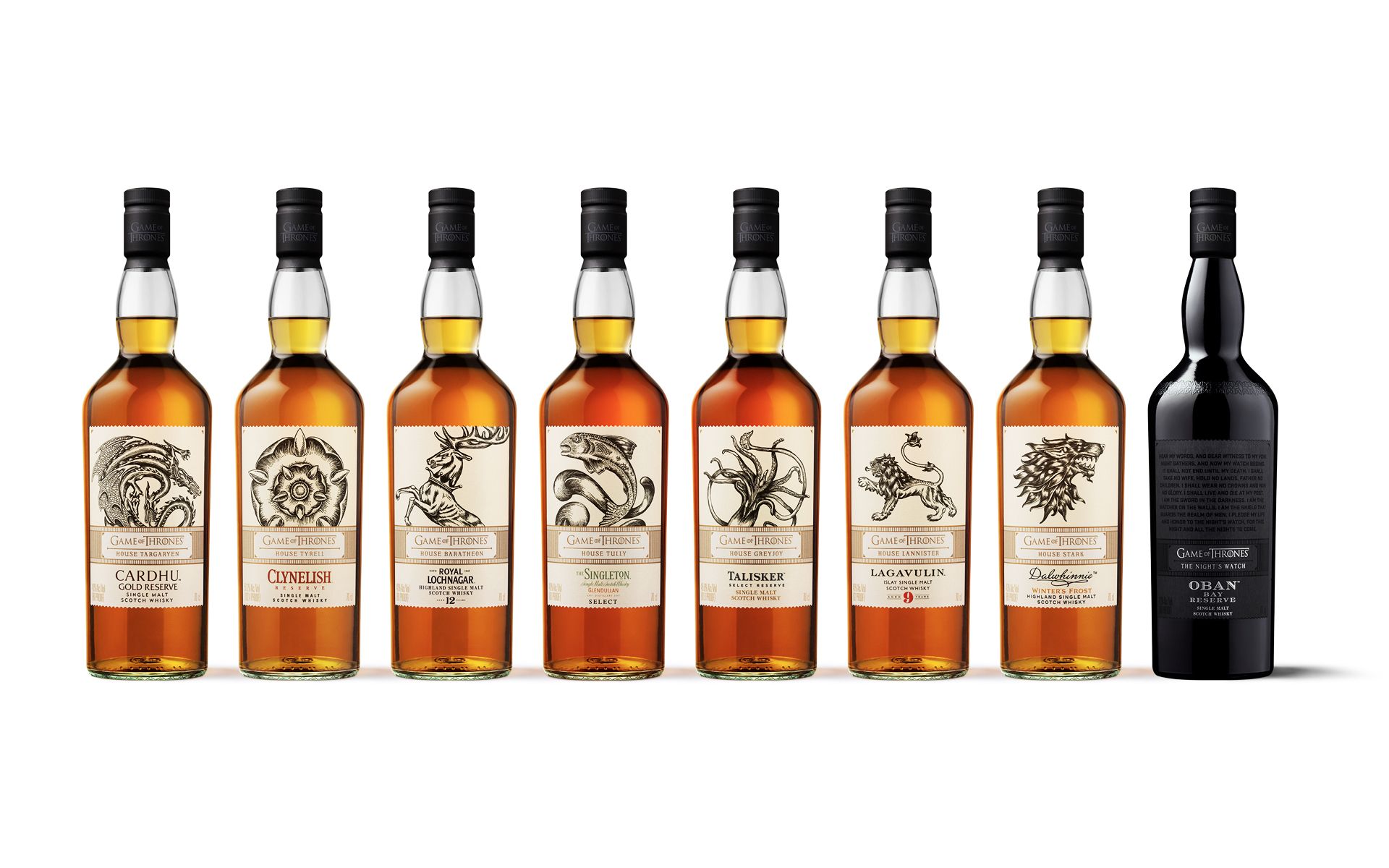 Pre-order In Time For Season 8: The Game Of Thrones Single Malt Scotch Whisky Collection photo