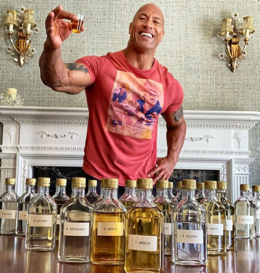 Strongman The Rock Is Basically Drowning In Tequila And Instagram Is Joining In photo